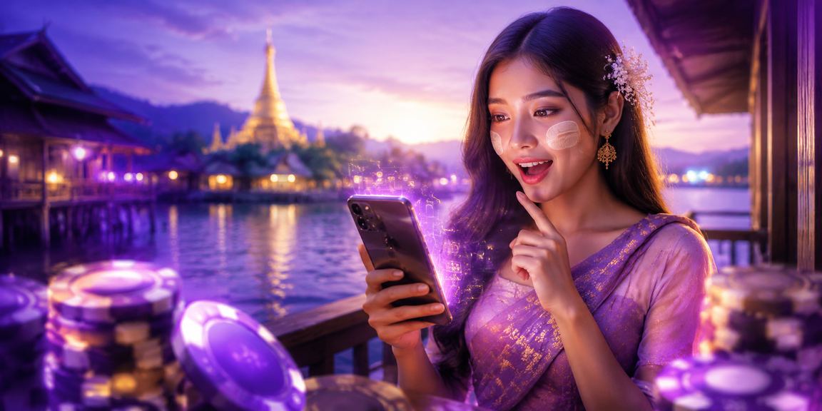 Inle ကန်ဧရိယာတွင် အားကစား လောင်းကစားလုပ်နေသော လူများ